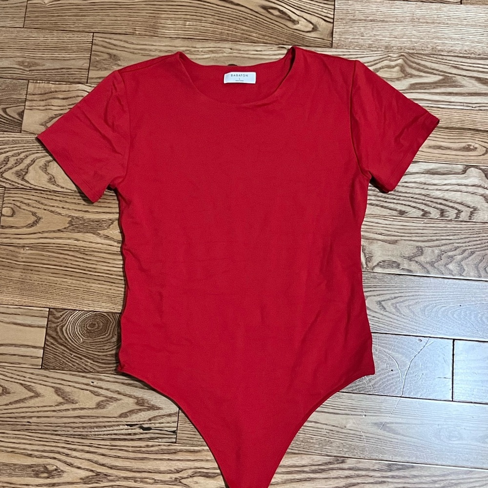 Babaton Vibrant Red Bodysuit